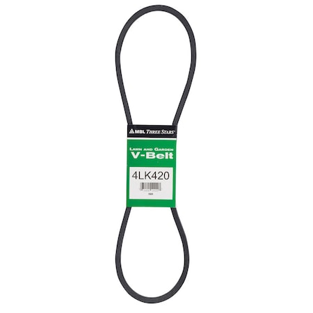Mbl Mitsuboshi Super KB Standard V-Belt 0.5 in. W X 42 in. L For Riding Mowers 4LK420A